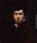 Man Canvas Paintings - Portrait of a Young Man